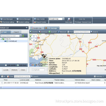 Vehicle Tracking Software Platform